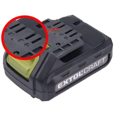 Extol 402400 Li-ion akkumulátor 12V, 3 saru, 1300mAh