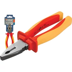 Extol kombinált fogó, szigetelt, duál piros-sárga nyél, 1000V, 160mm  Extol kombinált fogó, szigetelt, duál piros-sárga nyél, 1000V, 160mm