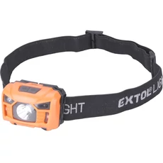 Extol Cree Xpl Led fejlámpa, 3W, 100 Lumen; tölthető akkuval, 3 funkció 