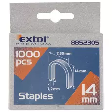 Extol U-szeg profi tűzőgéphez (7.55×0.52×1.2mm) 14mm, 1000db