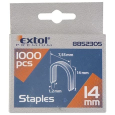 Extol U-szeg profi tűzőgéphez (7.55×0.52×1.2mm) 14mm, 1000db