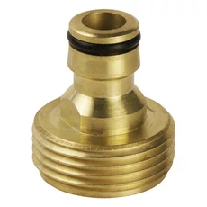 Extol kuplung csatlakozó, réz, külsőmenetes, 3/4"