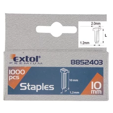 Extol szeg fejjel profi tűzőgéphez 14mm (2.0×1.2×0.52mm) 1000db