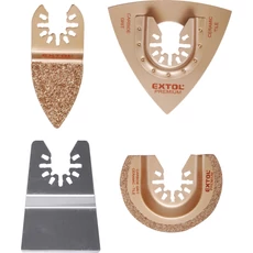 Extol tartalék fej készlet csempéző munkához, 4db Extol tartalék fej készlet csempéző munkához, 4db