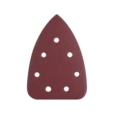 Extol delta csiszolópapír, 7 db lyukkal, P80, 100×140mm, 10db
