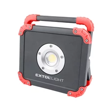 Extol COB LED hordozható LED lámpa, újratölthető Li-ion akkus, 20W, 2000Lm, , 6600mAh, IP54