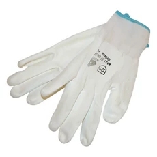 Kötött kesztyű fehér nylon, BUNTING 9-es méret L