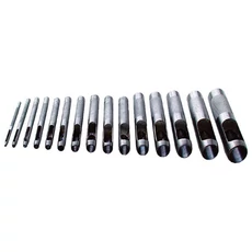 Extol bőrlyukasztó készlet (műanyag tartóban; 15db, 2-22mm)