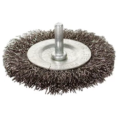 Drótcsiszoló körkefe (75mm, O 6mm-es csap, fúróba fogható)