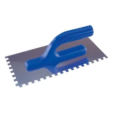 Rozsdamentes fogazott glettvas 270x130mm (8x8mm)