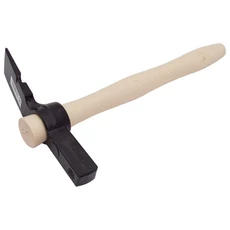 Kőműves kalapács, szeghúzós, fa nyéllel (cseh) ; 70dkg