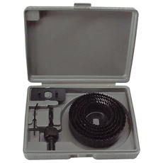 Körkivágó készlet fához (műanyag dobozban, 8db, 1", 64-127 mm)