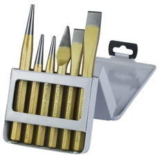 Extol lyukasztó, pontozó és véső készlet