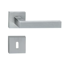 Metro inox négyzetrozettás kilincs Metro inox négyzetrozettás kilincs
