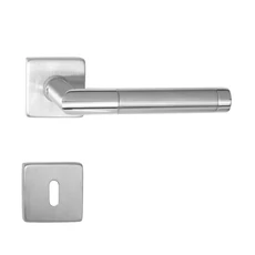 Panama króm-inox négyzetrozettás kilincs