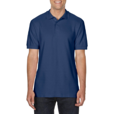 Gildan Ultra Cotton Pique galléros póló, tengerészkék, S