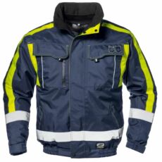 Sir Safety Contender 4in1 téli dzseki, kék-sárga, S