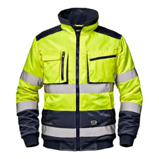 Sir Safety Morgan Hi-Vis láthatósági pilóta kabát, sárga-kék, S