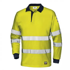 Sir Safety Supertech Hi-Vis láthatósági hosszú ujjú póló, sárga, S
