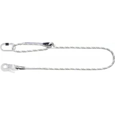 Kratos 2 m hosszú rögzítőpánt, munkapozícionáló, 2 csavaros acélkarabiner, 17mm nyitótávolsággal