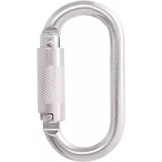 Kratos acél karabiner negyedfordulatos zárral, 16mm nyitótávolsággal