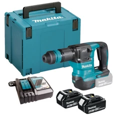 Makita DHK180 akkus vésőgép, 18V, SDS-Plus, kofferban (2db 5Ah akkuval és töltővel)