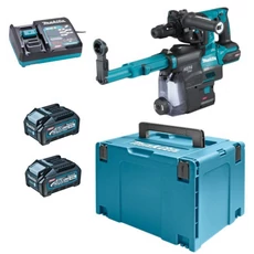 Makita HR002G akkus fúró-vésőkalapács, 40V, SDS-Plus, kofferban (2db 2.5Ah akkuval és töltővel)