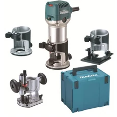 Makita RT070C élmaró készlet kofferban, 6/8mm, 710W