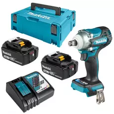 Makita DTW300 akkus ütvecsavarozó, 18V, 1/2&quot;, kofferban (2db 5Ah akkuval és töltővel)