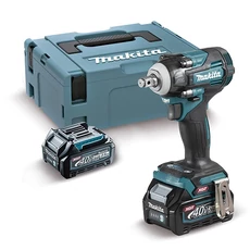 Makita TW004G akkus ütvecsavarozó, 40V, 350Nm, 1/2", kofferban (2db 2.5Ah akkuval és töltővel) Makita TW004G akkus ütvecsavarozó, 40V, 350Nm, 1/2", kofferban (2db 2.5Ah akkuval és töltővel)