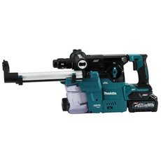 Makita HR008G akkus fúró-vésőkalapács, SDS-Plus, DX10, 40V, 3.9J (2db 4Ah akkuval és töltővel)