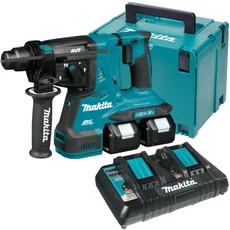 Makita DHR280 akkus fúró-vésőkalapács, SDS-Plus, 2.8J, 36V (2db 5Ah alluval és töltővel)