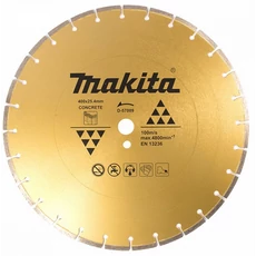 Makita gyémánttárcsa, szegmentált, 400mm, 7.5mm