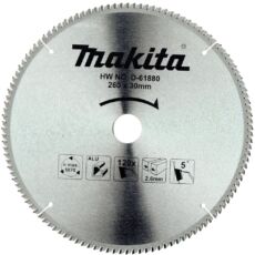 Makita körfűrészlap alumíniuimhoz, 260x30mm, 120fog