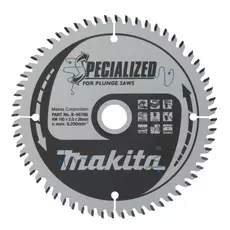 Makita Specialized körfűrészlap merülő körfűrészhez, MDF-hez, 165x20mm, Z60