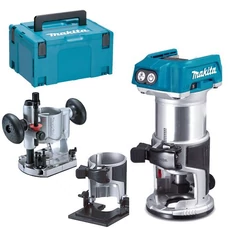 Makita DRT50 akkus felsőmaró, 18V (akku és töltő nélkül)