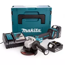 Makita DGA513 akkus sarokcsiszoló, 125mm, 18V (2db 5 Ah akkuval és töltővel)