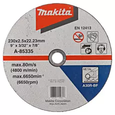 Makita vágókorong acélhoz, 230x2.5mm