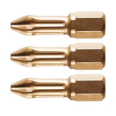 Makita bithegy, gyémánt bevonat, PH2, 25mm, 1/4&quot;, 3db