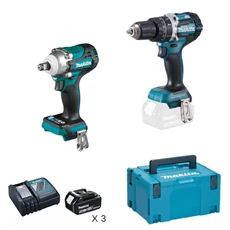 Makita DLX2359 akkus kombinált gépszett kofferban, 18V (3db 5Ah akkuval és töltővel)