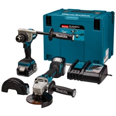 Makita DLX2430 akkus kombinált gépszett kofferban, 18V (2db 5Ah akkuval és töltővel)