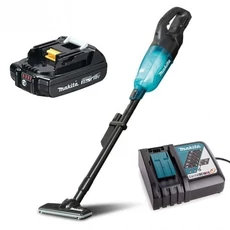 Makita DCL181F akkus porszívó, 8.2kPa, 18V, fekete (2Ah akku és töltő)