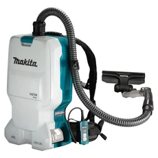 Makita DVC660 akkus háti porszívó, 2x18V, 11kPa, 6L (akku és töltő nélkül)