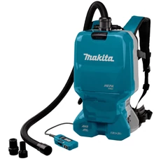 Makita DVC665 akkus háti porszívó, 2x18V, 11kPa, 6L (akku és töltő nélkül)