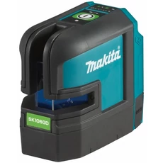 Makita SK106GD akkus keresztvonal- és pontlézer, zöld, 10.8V (akku és töltő nélkül)