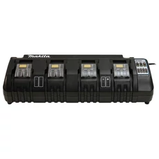 Makita DC18SF akkutöltő, 4 portos, LXT, 14.4-18V, Li-ion