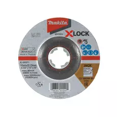 Makita X-lock csiszolókorong, acél 115x6mm WA36N