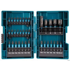 Makita Impact Black bit- és dugókulcskészlet, 1/4", 35db