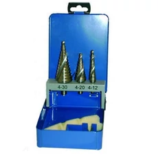 Makita Hss-Co+Tialn lépcsős fúrószárkészlet  4-12/20/30mm