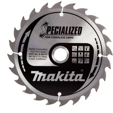 Makita Specialized körfűrészlap, akkus 165x20mm Z24